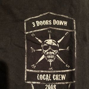 3 Doors Down XL stage crew T-Shirt